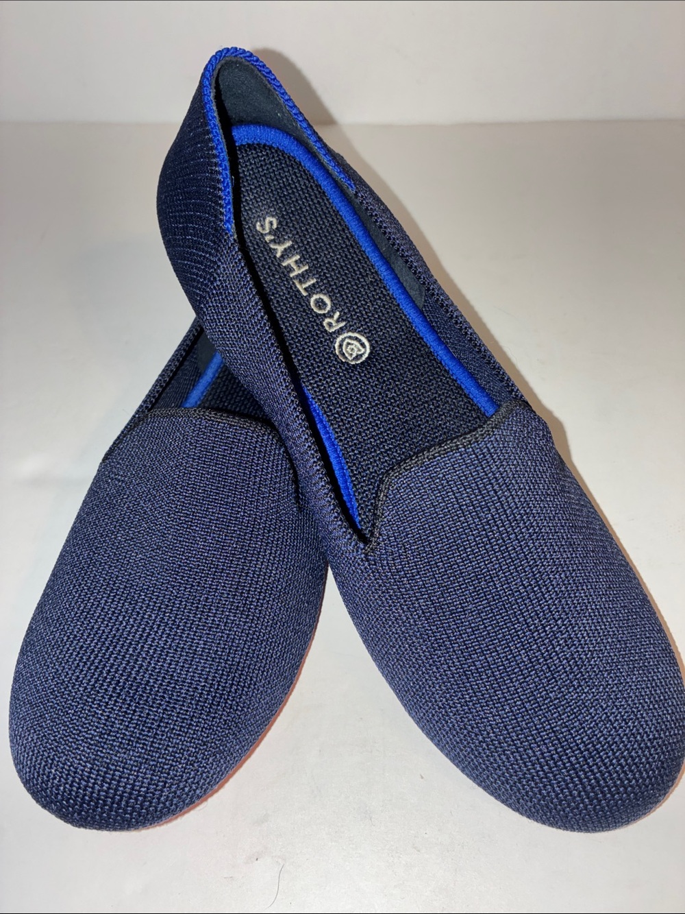Rothy's, Kid’s Size 4, Navy Blue Slip-On Loafers